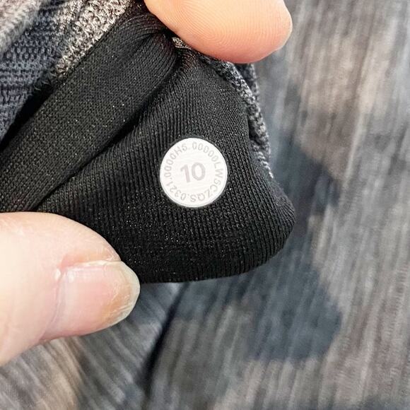 Lululemon Align Pant High Rise Leggings 28" Heathered Gray Black 10 - Picture 4 of 4